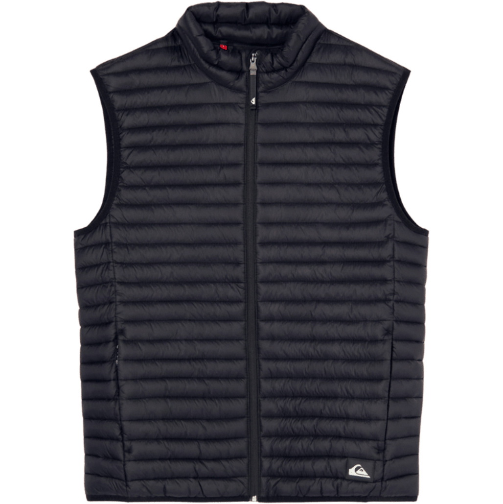 2026 Quiksilver Mens Scaly Quilted Gilet EQYJK04191 - Black